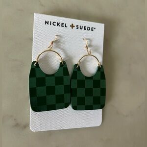 Nickel & Suede Earrings